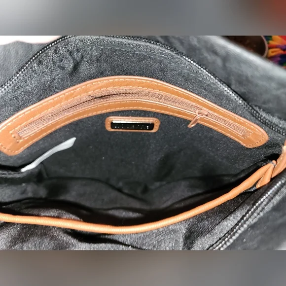 Preowned Rosetti‎ black and tan crossbody - Picture 5 of 8